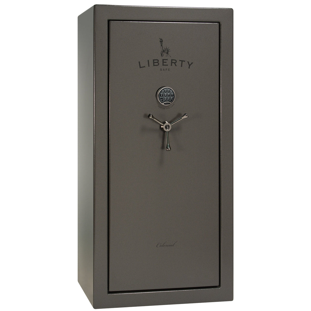 Colonial Series | Level 4 Security | 75 Minute Fire Protection | 23 PRO FLEX | DIMENSIONS: 60.5&quot;(H) X 30&quot;(W) X 22&quot;(D*) | Gray Marble | Electronic Lock - Closed
